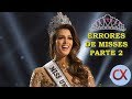 Los peores FAILs de las Miss Universo