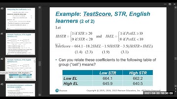 Intro to Econometrics: CH8(2) nonlinear regression: interactions