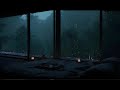 Heavy Rainfall in Deep Forest Cabin Fall Asleep Instantly And Relax
