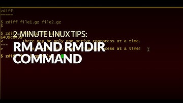 How to use the rm and rmdir command