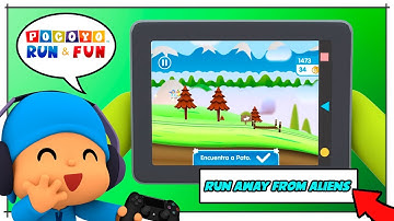 🎮 POCOYO GAMEPLAY - App: Pocoyo Run & Fun | Funny video cartoon games for kids