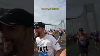 Verrazano Bridge - Mile 1 of the 2022 NYC Marathon