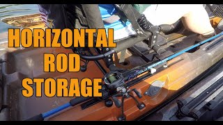 In this JUST THE TIP kayak fishing I show you a little tip for managing your rods for pedal drive kayaks. This method can also be 