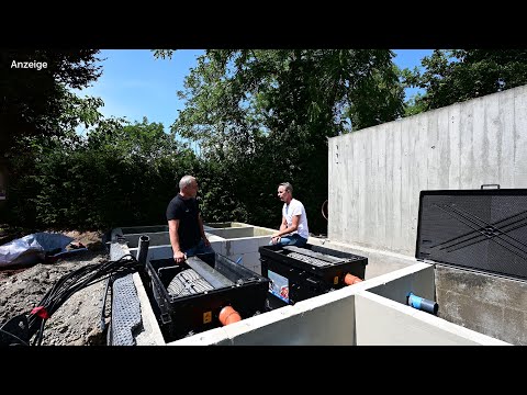 Modern Koi Blog #4036 - Die OASE Trommelfilteranlage zum Eventgartenteich