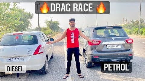 Drag Race : Brezza vs Swift 🔥 (पहली फ़ुरसत से निकल)😂     #maruti