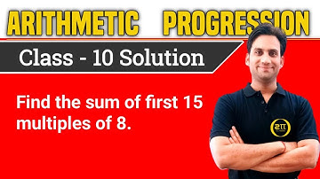 Find the sum of first 15 multiples of 8.