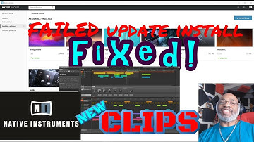 Native Instruments MASCHINE CLIPS - UPDATE FAILED INSTALL FIX  and more.  SOO E SOSS Presents