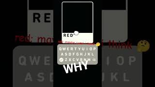 red: maybe coral i think me: WHY😭