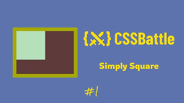 CSSBattle -  #1 Simply Square