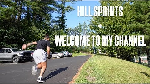 Why Hill Sprints are KEY to Getting Faster| Welcome to my Channel