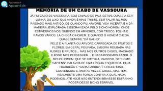 Memórias de um cabo de vassoura