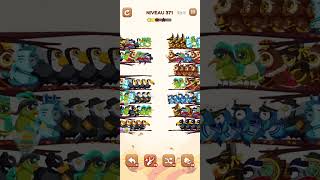 bird sort 2 color puzzle solution niveau 371 #games #gaming #puzzle #puzzlegame #androidgames screenshot 5