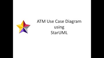 ATM Use Case Diagram using StarUML