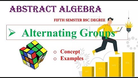 Alternating Groups| Abstract Algebra| Fifth Semester BSc