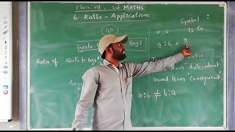 7th Maths, Chapter 6 : Ratio-Application