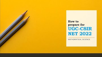 How to prepare for UGC CSIR NET Mathematics December 2022/ June 2023 | Math Learning | Tamil