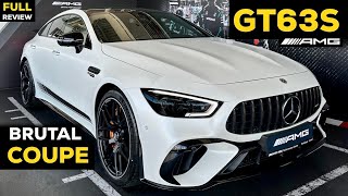 Celebrity 2024 MERCEDES AMG GT 63 S 4 Door V8 BRUTAL Coupe! FULL In-Depth Review Exterior Interior MBUX Net Worth