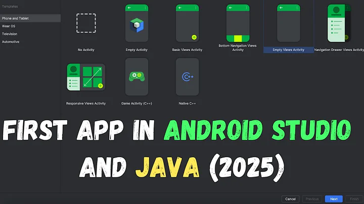 Creating Your First App in Android Studio with Java (2025)