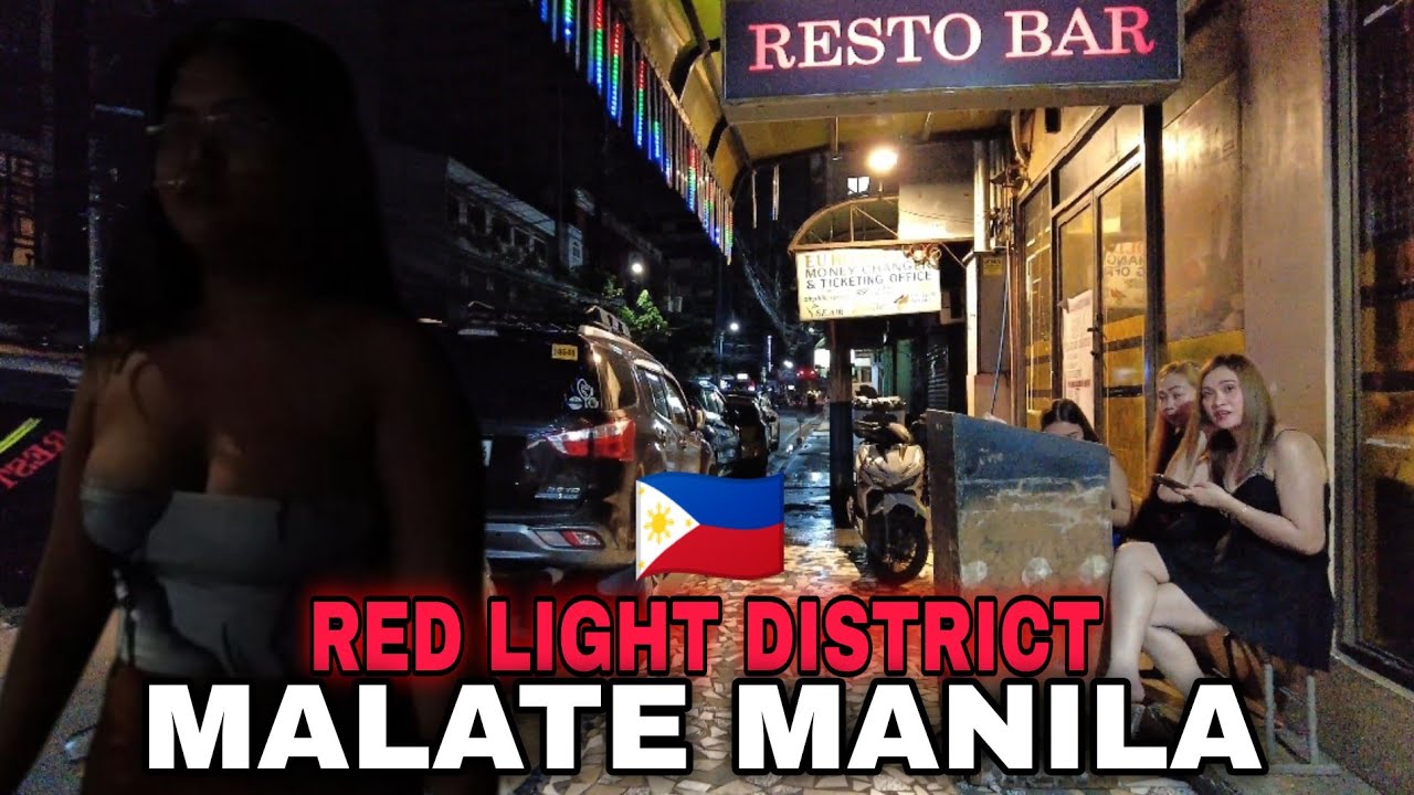 RED LIGHT DISTRICT | NIGHTLIFE SCENES | MALATE MANILA PHILIPPINES🇵🇭