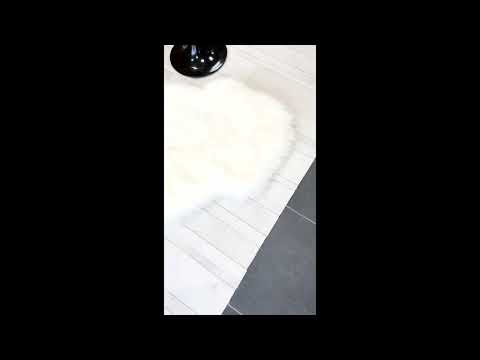 Double sheepskin rug natural color video