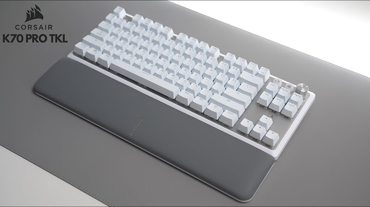 Corsair K70 PRO TKL White - (Unboxing, Review & Sound Test)