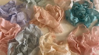 How To Hand Dye Beautiful Sari Silk And Seam Binding Ribbons.