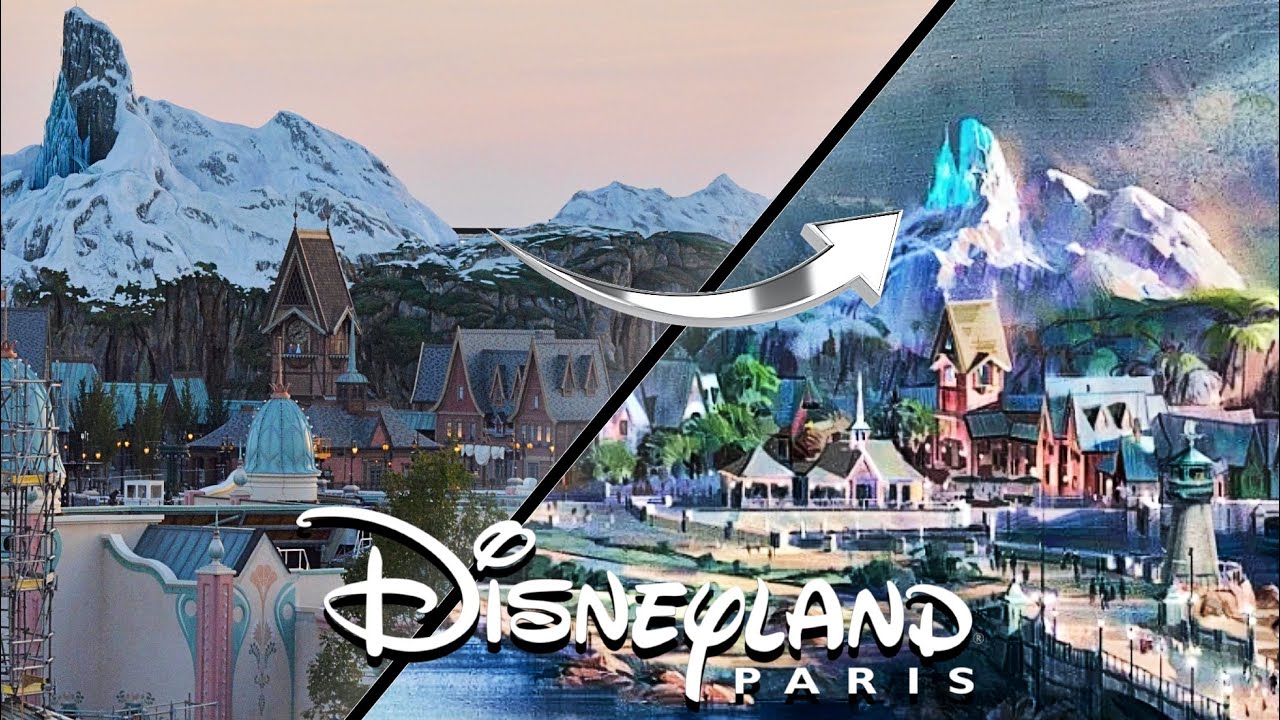 TRAVAUX LAND LA REINE DES NEIGES & LE ROI LION À DISNEYLAND PARIS