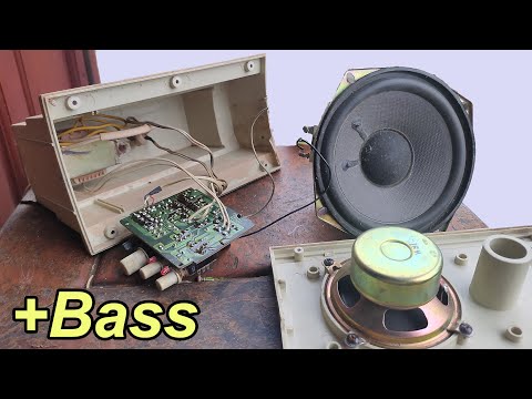 loa vi tính phục hồi hoăc muốn tăng bass- cách thay loa to vào