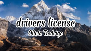 Olivia Rodrigo - driver license (Lyrics)