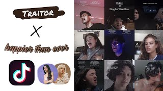 traitor x happier than ever tiktok compilation