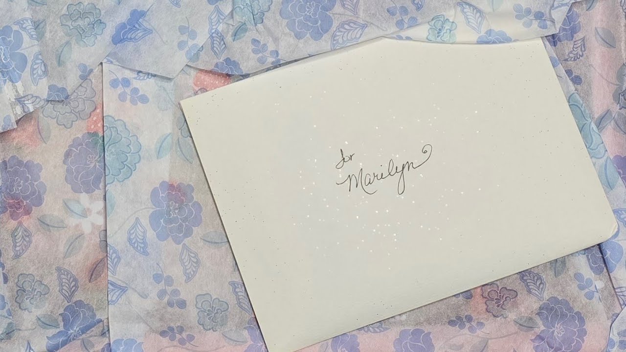 Поздравительное письмо от Вики/Tryheart67 🩷 Спасибо!!!