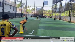 TCC vs SOUTH SIDE | AMK TOURNAMENT (League Matches) | Live - Thiruvananthapuram AMK INDOOR TURF TR… screenshot 2