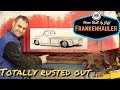 The bottom is totally rusted out   1954 ford f600 car hauler build part 5