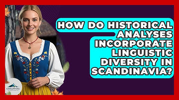 How Do Historical Analyses Incorporate Linguistic Diversity in Scandinavia? - Unmapping Scandinavia