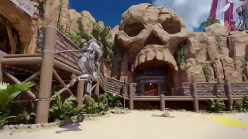 MY FIRST TRICKSHOT IS ON SPLASH (NEW BO3 DLC MAP!)