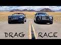 ROLLS ROYCE DRAG RACE! - (Dawn Vs Phantom)