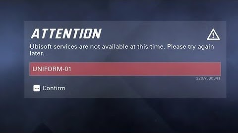 how to fix uniform-01 error in xdefiant