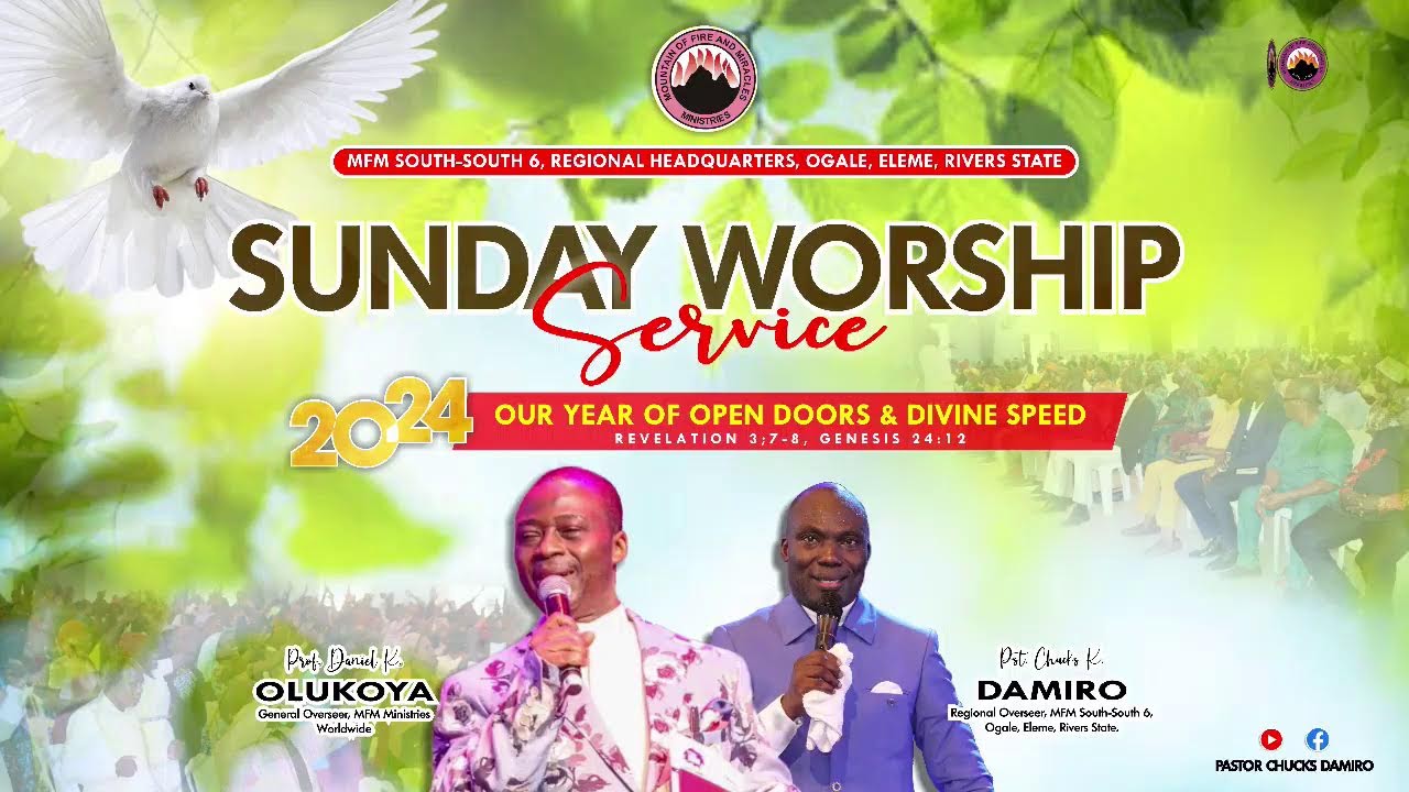 SUNDAY SERVICE, 14TH JAN. 2024 MFM S\S 6 REGIONAL HQ. ELEME, RIVERS