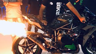Public reactions on Kawasaki Ninja H2 Supercharged On Fire |Best Exhaust sound|SC PROJECT |