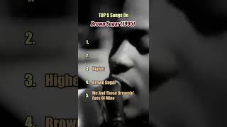 Top 5 songs on Brown Sugar (1995) by D'Angelo