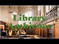 Relaxing background noise for study and work  white noise and library ambience   