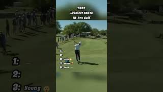 Top5 luckiest shots in pro golf #golf #pgatour ##golfshorts #golfswing #golfshot