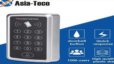 125KHz RFID Access Control Keypad EM Card Reader Door Access Control System Door Lock Open