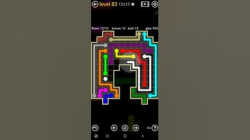 How To Solve Flow Free Inkblot Pack Level 83 12x13 Board Walk Through Solution Walkthrough