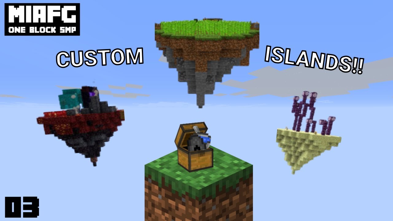 EPIC Floating ISLANDS In One-Block SMP! | Episode Three - YouTube