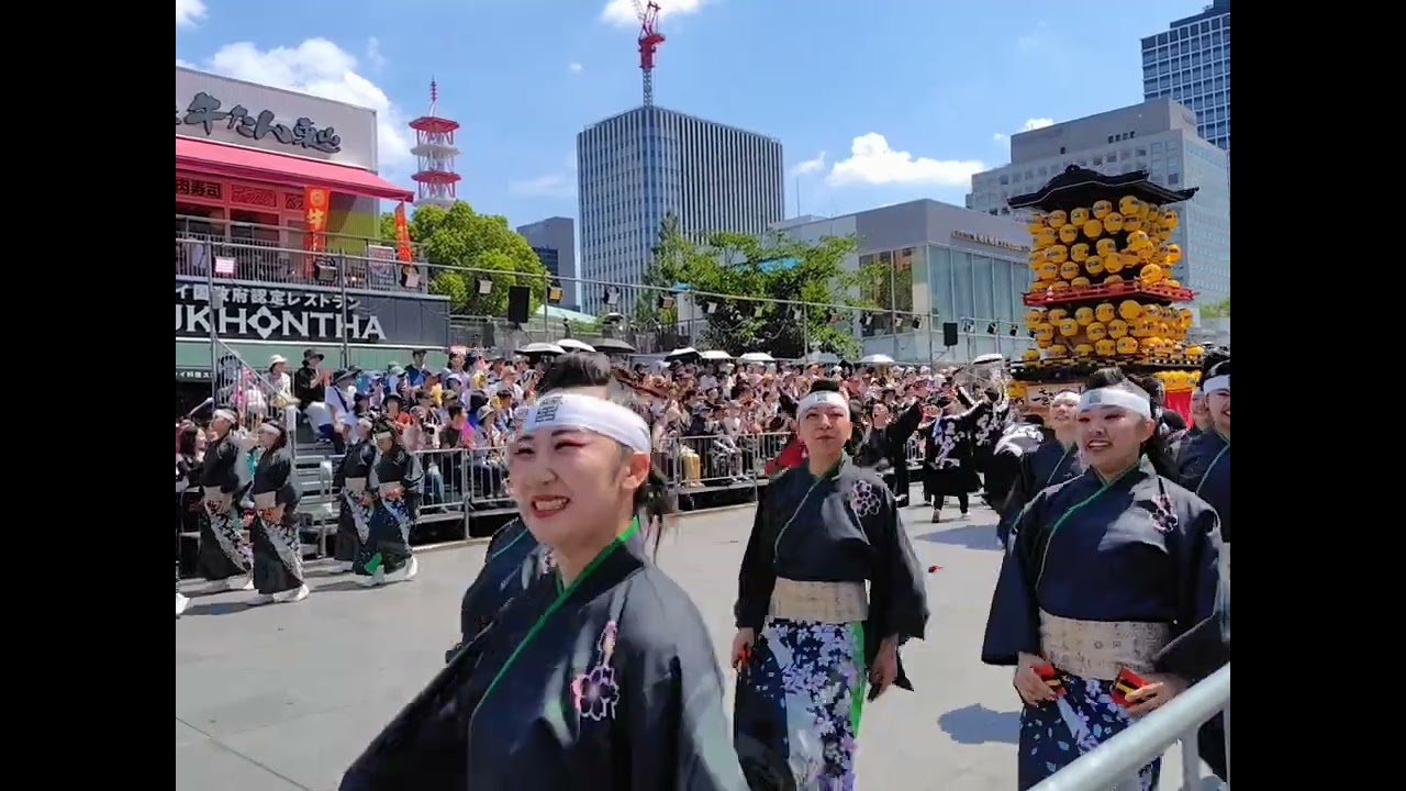 笑゛じょう　どまつり　2025 にっぽんど真ん中祭り　テレビ塔パレード会場　2025.8.30