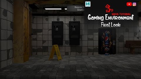 First Look at the 3D Environment of [Railway Station] #shortvideo #3dmodeling @3dipscreation