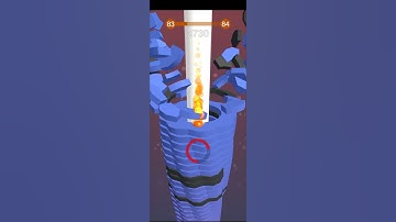 STACK BALL level 83 walkthrough solution#shorts