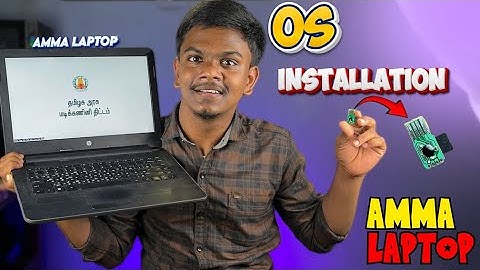 OS போடுவது எப்படி...?🤔 | AMMA LAPTOP OS INSTALLATION🤩 |  தமிழ் @Dayanithi55