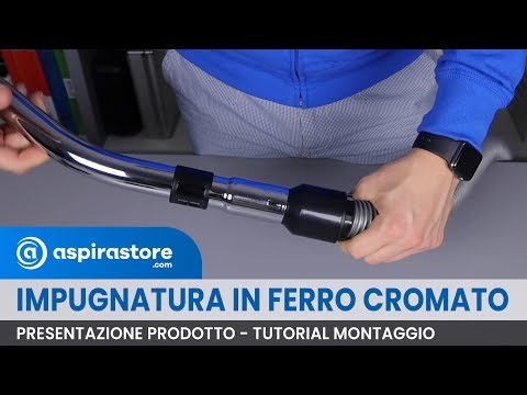 Come montare impugnatura in ferro su tubo flessibile di aspirapolvere centralizzato